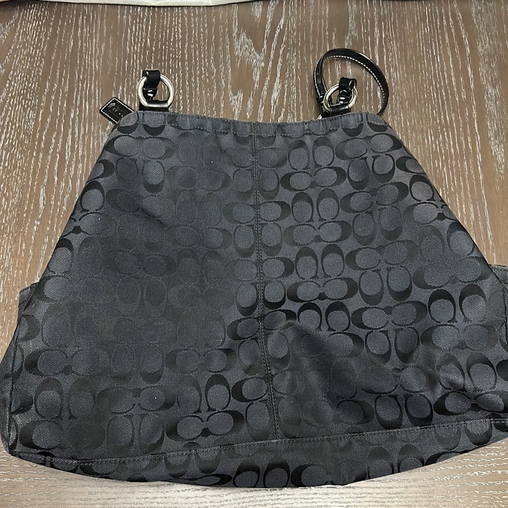 Large coach travel bag signature logo - Picture 3 of 5